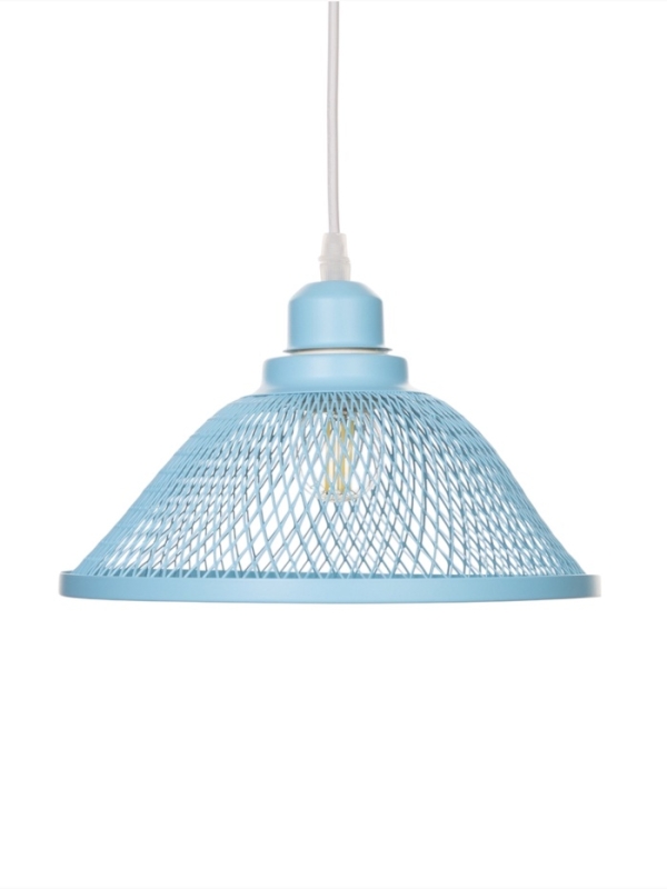 Светильник Robert 1х40Вт Е27 пр-1м небесный 24х24х14см