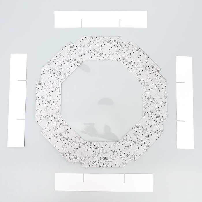 Коробка кондитерская складная, упаковка &laquo;Звезда&raquo;, 29 х 29 х 5 см