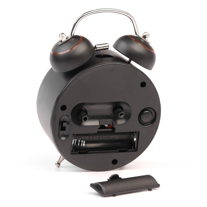 Часы настольные будильник с подсветкой &laquo;Корабль&raquo;, плавный ход, циферблат d-7.5 см, 13&times;9 см