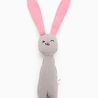 Игрушка для собак с шуршалкой &laquo;Зайчик&raquo; из текстиля, 8*25 см