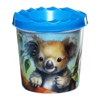 Стакан - непроливайка для рисования Calligrata &laquo;Милая панда&raquo;, 210 мл, с рисунком