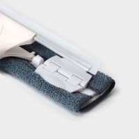 Окномойка бабочка Raccoon, стальная телескопическая ручка, микрофибра, поворот на 180&deg;, 27&times;7&times;114(137) см