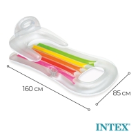 Матрас-кресло для плавания &laquo;Королевский&raquo;, 160 х 85 см, цвет МИКС, 58802NP INTEX