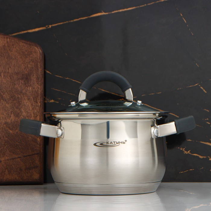 Кастрюля &laquo;Ирида&raquo;, 1.9 л, d=16 см, капсульное дно, индукция