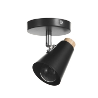 Спот "Конус малый" 1x40Вт E27 черный 10х15х11,5 см Спот "Конус малый" 1x40Вт E27 черный 10х15х11,5 см