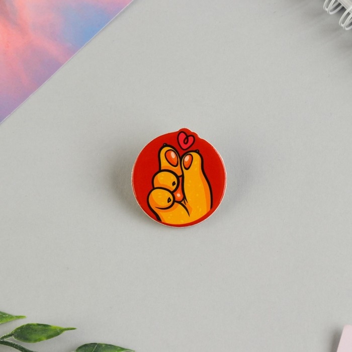 Брелок для ключей, значок, сувенир &laquo;Котейка&raquo;, набор, 6,8 х 10,5 см.