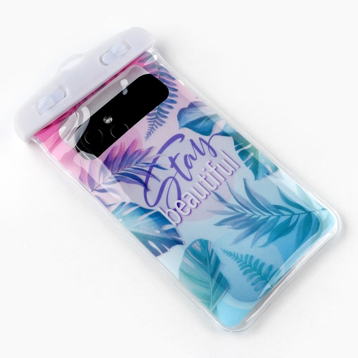 Водонепроницаемый чехол &laquo;Stay beautiful&raquo;, 12 х 21 см