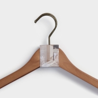 Плечики - вешалки LaDо́m Retro, 44,5&times;1,1&times;25 см, 2 шт, деревянные