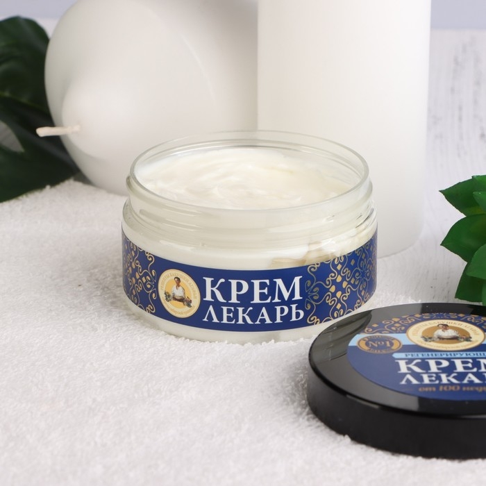 Крем-лекарь Рецепты Бабушки Агафьи регенерирующий, 100 мл Крем-лекарь Рецепты Бабушки Агафьи регенерирующий, 100 мл