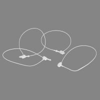 Стяжка пластиковая L=14, цвет прозрачный (набор 1000 шт.) Стяжка пластиковая L=14, цвет прозрачный (набор 1000 шт.)