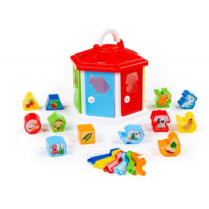 Развивающая игрушка «Логический домик», с сортером Развивающая игрушка «Логический домик», с сортером