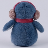 Новогодняя мягкая игрушка &laquo;Пингвин&raquo;, цвет синий, на новый год, 18 см