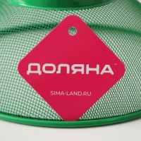 Крышка - сетка Доляна «2 в 1», d=21 см, цвет МИКС Крышка - сетка Доляна «2 в 1», d=21 см, цвет МИКС