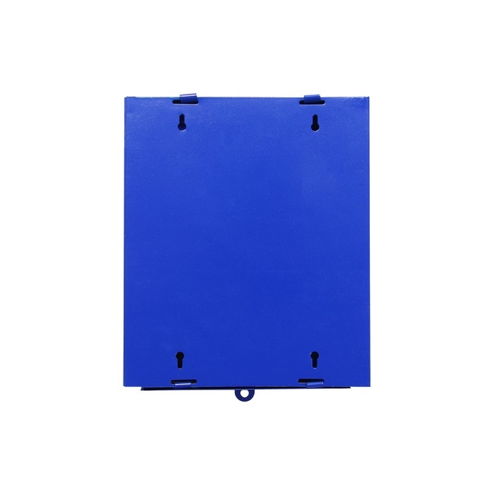 Ящик почтовый без замка (с петлёй), вертикальный, &laquo;Почта&raquo;, синий