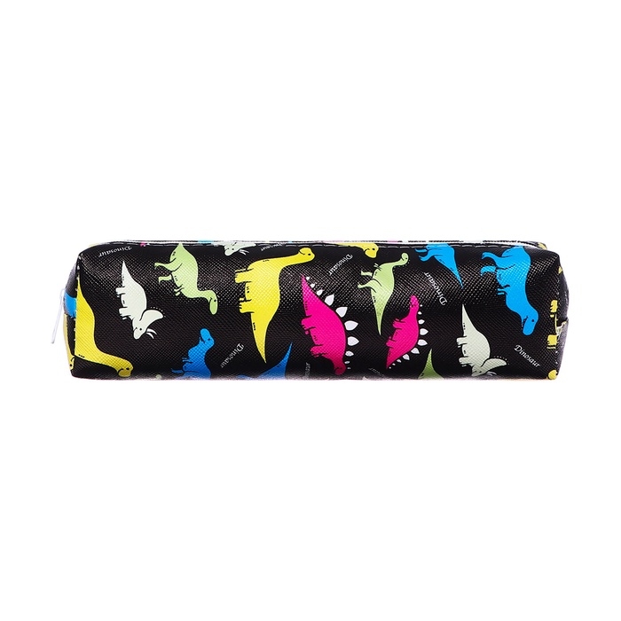 Пенал школьный &laquo;Динозавры&raquo;, на молнии, МИКС