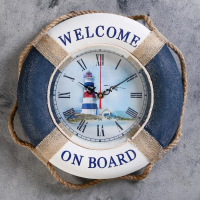 Часы настенные интерьерные, морские "Буртик", d-30 см, 30 х 30 см