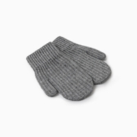 Варежки детские MINAKU, цвет темно-серый, 18 см Варежки детские MINAKU, цвет темно-серый, 18 см