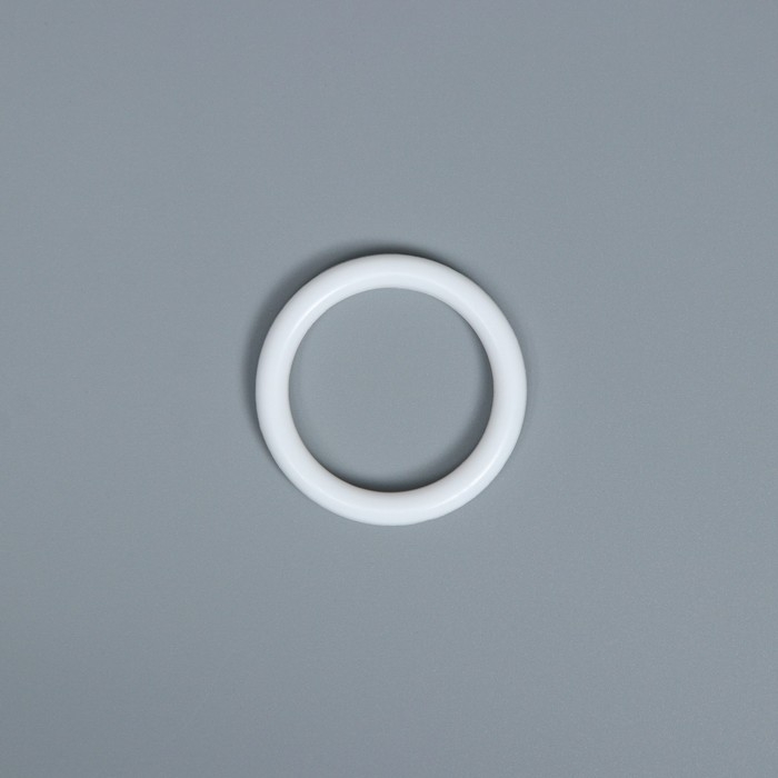 Карниз металлический настенный однорядный, ширина 200 см, цвет белый