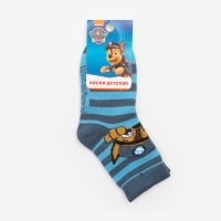 Щенячий патруль. Носки PAW PATROL "Гончик", синий/голубой, 16-18 см Щенячий патруль. Носки PAW PATROL "Гончик", синий/голубой, 16-18 см