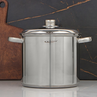 Кастрюля &laquo;Гретта&raquo;, 7,3 л, d=22 см, капсульное дно, индукция