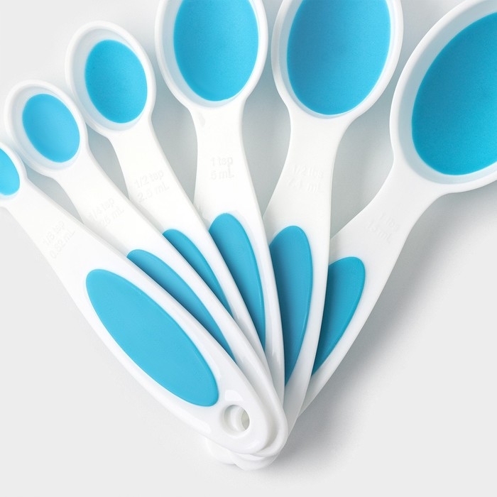 Набор мерных ложек Доляна «Тепло», 6 шт: 0,62/1,25/2,5/5/7,4/15 мл, цвет МИКС Набор мерных ложек Доляна «Тепло», 6 шт: 0,62/1,25/2,5/5/7,4/15 мл, цвет МИКС