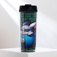 Термостакан со вставкой &laquo;Чайный алкаш&raquo; 350 мл