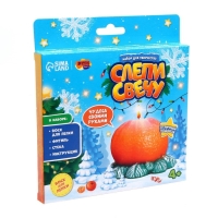 Свеча своими руками на новый год &laquo;Новогодний венок&raquo;, новогодний набор для творчества