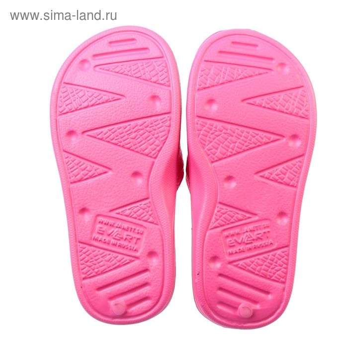 Сланцы для девочки &laquo;Степ&raquo; цвет розовый, размер 27-28
