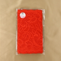 Кружевная эластичная ткань, 230 мм × 2,7 ± 0,5 м, цвет красный Кружевная эластичная ткань, 230 мм × 2,7 ± 0,5 м, цвет красный