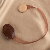 Подхват для штор, 5 &times; 3,5 см, цвет коричневый