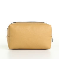 Косметичка на молнии, цвет горчичный Косметичка на молнии, цвет горчичный
