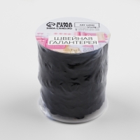 Тесьма декоративная &laquo;Вьюнчик&raquo;, 5 мм &times; 27 м &plusmn; 1 м, цвет чёрный №39