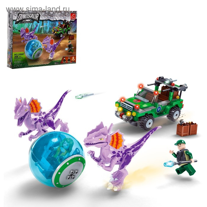 Конструктор &laquo;Диноленд. Сражение с хищниками&raquo;, 316 деталей
