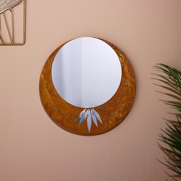 Зеркало 30 см, дерево Зеркало 30 см, дерево