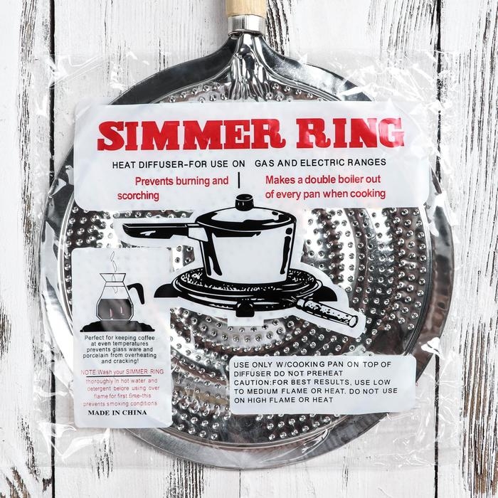 Рассекатель огня &laquo;Ретро&raquo;, d=21 см, 32&times;21&times;2 см, цвет серый