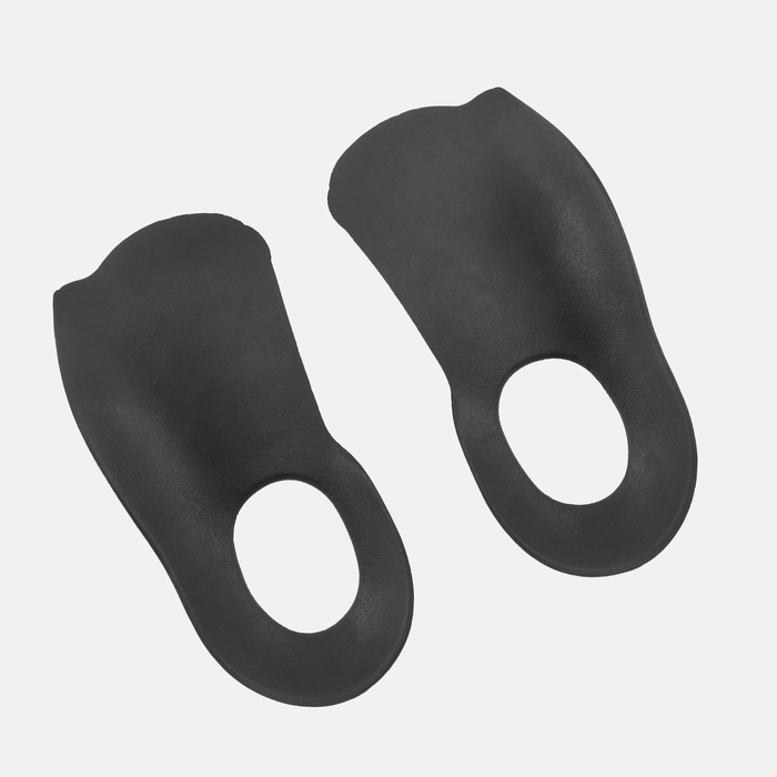 Полустельки для обуви, S р-р, 15 × 6 см, пара, цвет чёрный Полустельки для обуви, S р-р, 15 × 6 см, пара, цвет чёрный