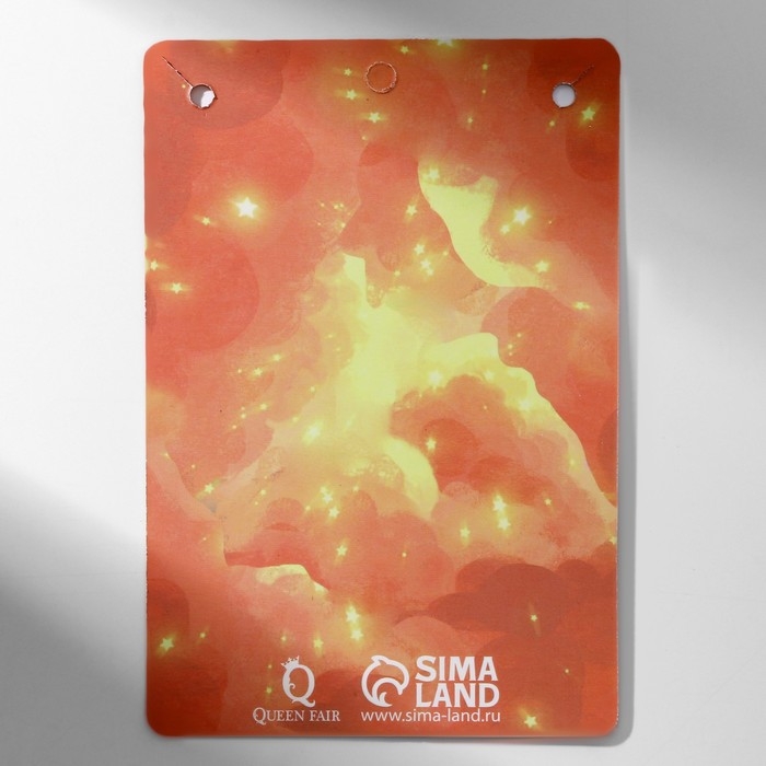 Кулон &laquo;Крест&raquo; искры, цветной в золоте, 38 см