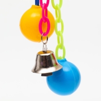 Игрушка для птиц "Погремушка", микс Игрушка для птиц "Погремушка", микс