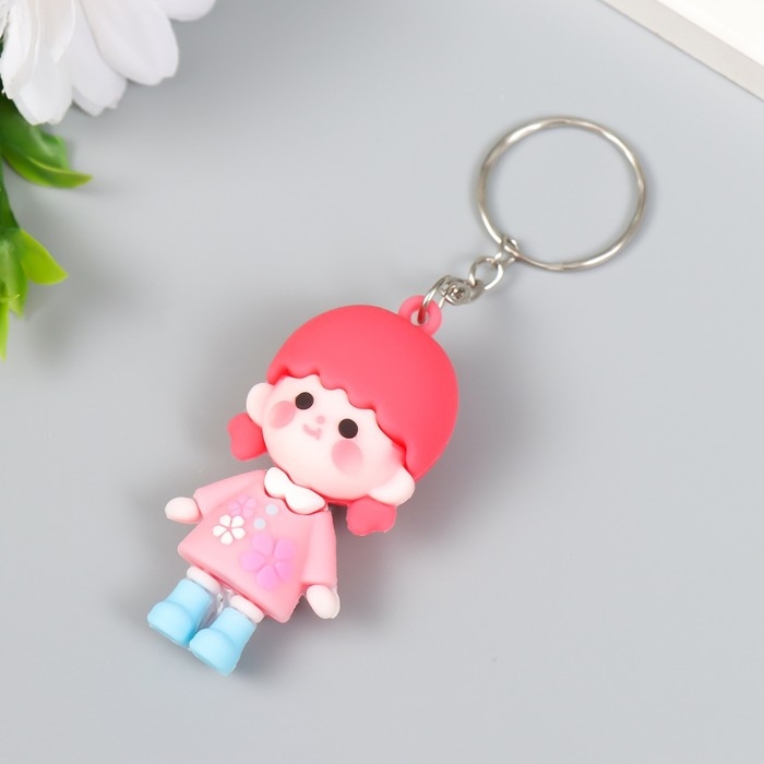 Брелок резина "Малышка/Малыш" МИКС 3х1,8х6 см