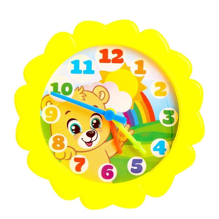 Часики игровые &laquo;Животные&raquo;, учим время, считаем, МИКС