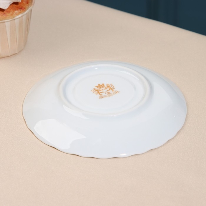 Блюдце &laquo;Rococo&raquo;, d=12,5 см, фарфор