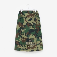 Полотенце для бани "Камуфляж" мужской килт 80х150 см, 100 % хл, вафельное полотно