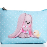 Кошелек детский, цвет микс "Милые зайчики", 11*7 см микс Кошелек детский, цвет микс "Милые зайчики", 11*7 см микс