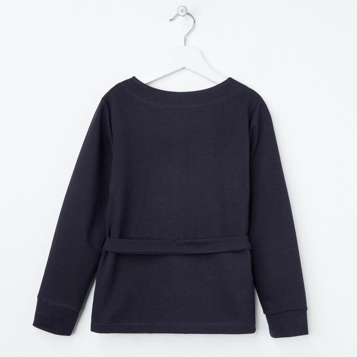 Школьный кардиган для девочки, цвет синий, рост 158 см Школьный кардиган для девочки, цвет синий, рост 158 см