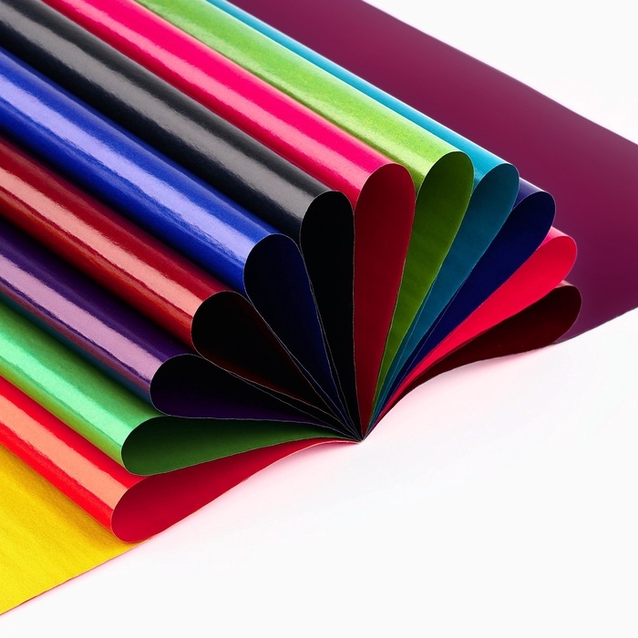 Бумага цветная А4 мелованная 16л 16 цв двусторонняя БукиБяки Бумага цветная А4 мелованная 16л 16 цв двусторонняя БукиБяки