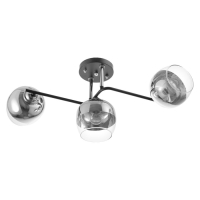Люстра "Джина" 3хЕ27 40Вт чёрно-хромовый 55х42х27 см BayerLux Люстра "Джина" 3хЕ27 40Вт чёрно-хромовый 55х42х27 см BayerLux