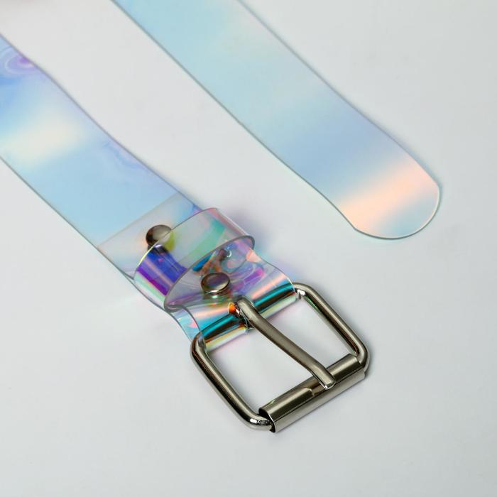 Набор &laquo;Чудесной тебе!&raquo;, палантин (180х68 см) и голографический ремень (117х3 см)