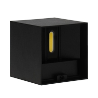 Светильник фасадный &laquo;Куб&raquo;, FSD-062, 6 Вт, 4000К, регулир. луч, IP65, 220 В, пластик, черный   100842