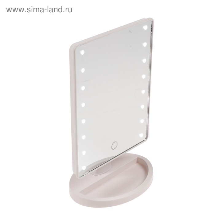 Зеркало ENERGY EN-704, подсветка, 26 х 17 х 12 см, 4хАА Зеркало ENERGY EN-704, подсветка, 26 х 17 х 12 см, 4хАА