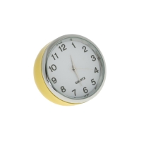 Часы автомобильные, внутрисалонные, d 4.5 см, желтые Часы автомобильные, внутрисалонные, d 4.5 см, желтые